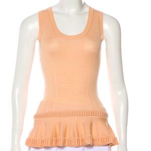 Alexander McQueen sleeveless knit top